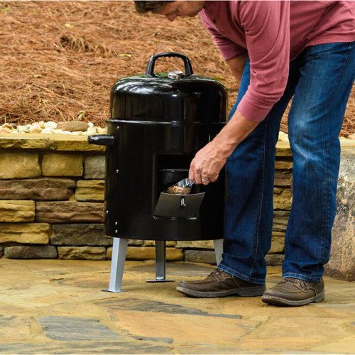 Masterbuilt John McLemore Signature Series Black Charcoal Bullet Smoker